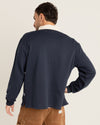 Polera Hombre Manga Vintage Rugby LS Polo - Indigo