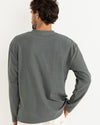 Polera Hombre Manga Larga Vintage Terry - Silver Pine