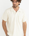 Polera Hombre Vintage Terry Polo - Natural