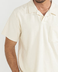 Polera Hombre Vintage Terry Polo - Natural