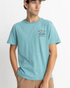 Polera Hombre Worn Path - Mineral Blue