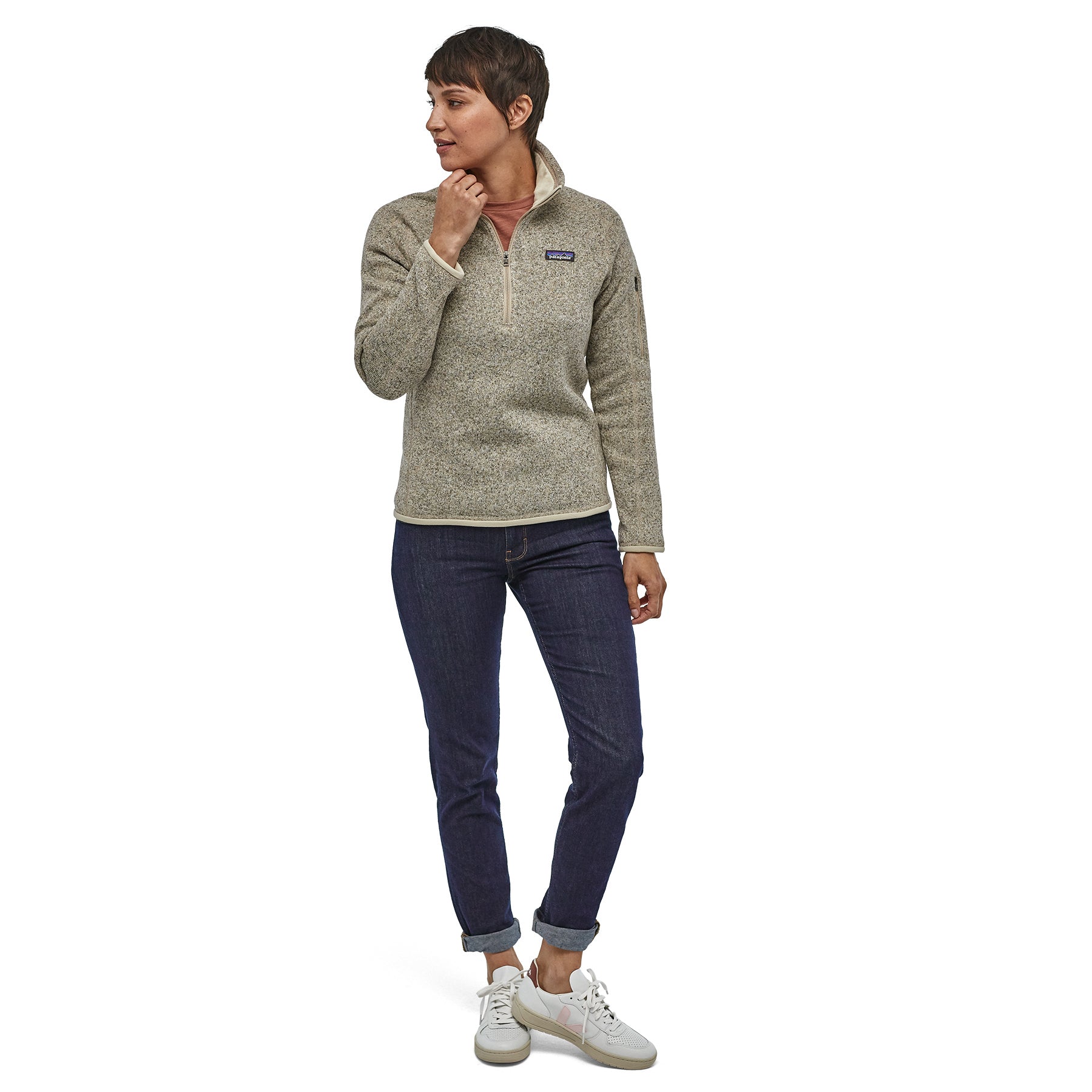 Polar Mujer Better Sweater® 1/4-Zip Pelican