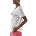 Polera Mujer Pastel P-6 Logo Organic Crew