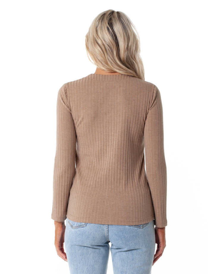 Polera Mujer Amber LS Sand