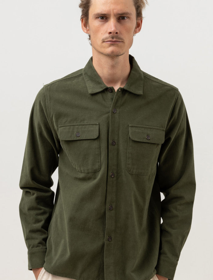 Camisa Hombre Brushed Twill