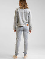 Chaqueta Mujer Classic Boyfriend Denim Light Wash