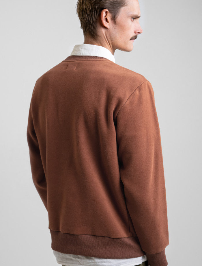 Polerón Hombre Classic Fleece Crew Baked Clay