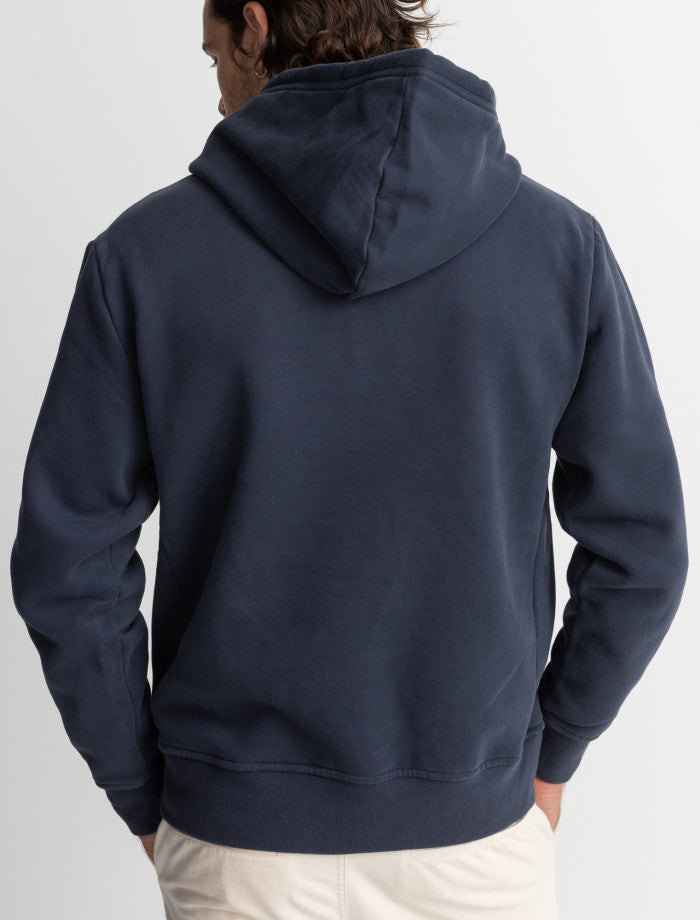 Poleron Hombre Classic Fleece Hood - Worn Navy