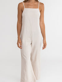 Jardinera Mujer Classic Jumpsuit - Oat