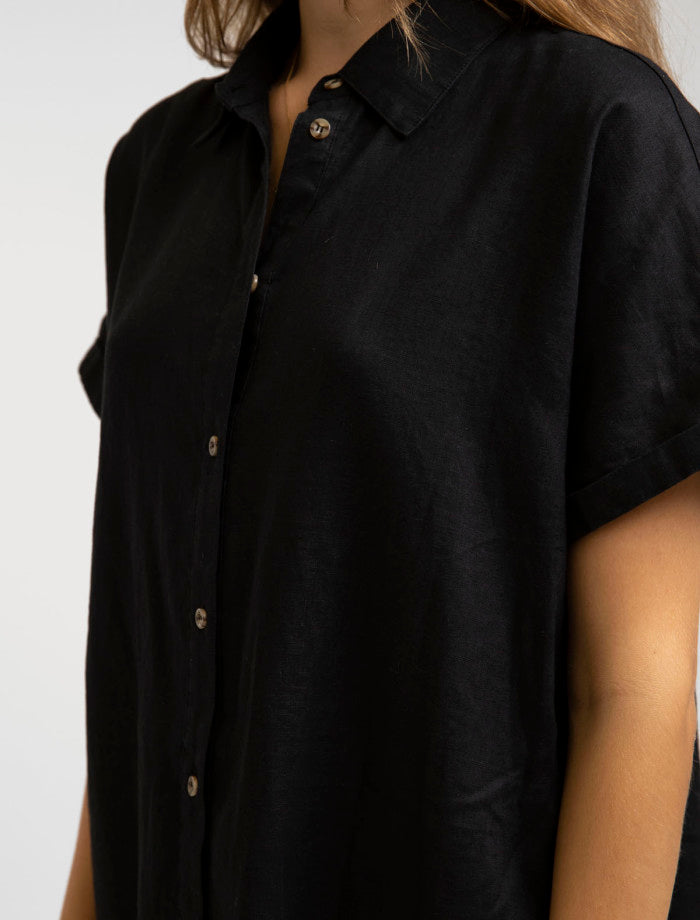 Vestido Mujer Classic Linen Shirt
