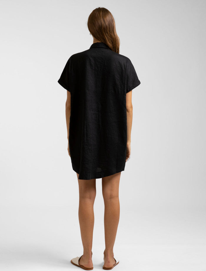 Vestido Mujer Classic Linen Shirt