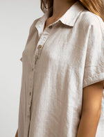 Vestido Mujer Classic Linen Shirt