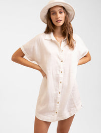 Vestido Mujer Classic Linen Shirt