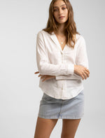 Blusa Mujer Classic Long Sleeve White