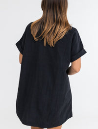 Vestido Mujer Classic Shirt Dress - Black