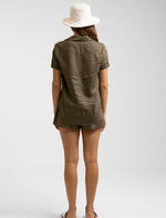 Blusa Mujer Classic Short Sleeve Olive