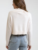 Sweater Mujer Day Dream High Neck Knit Vintage White