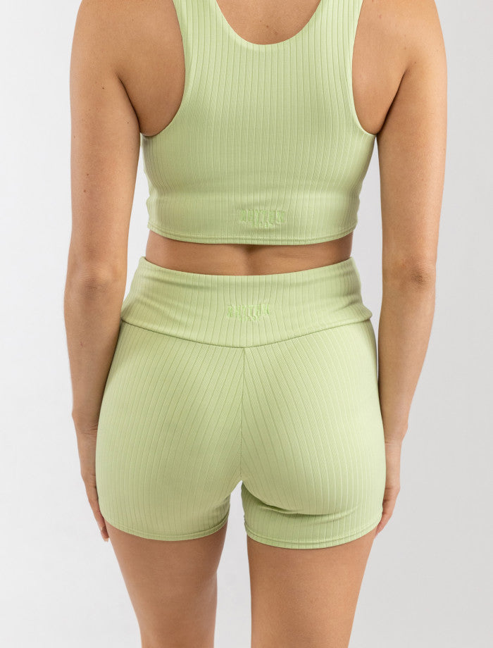 Bike Short Mujer Elle Ribbed Apple