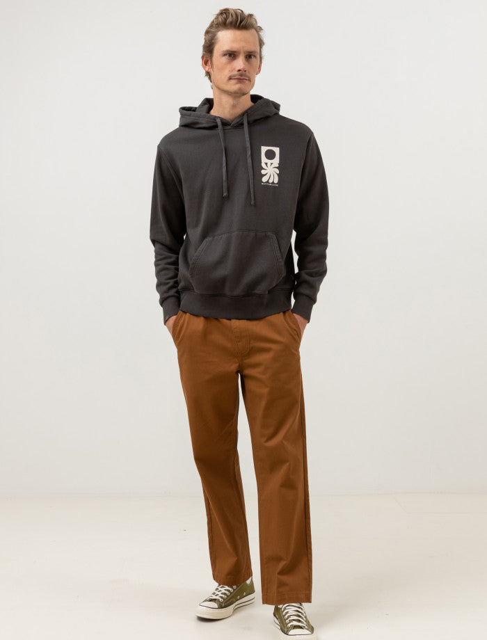 Poleron Hombre Flora Vintage Fleece Hood