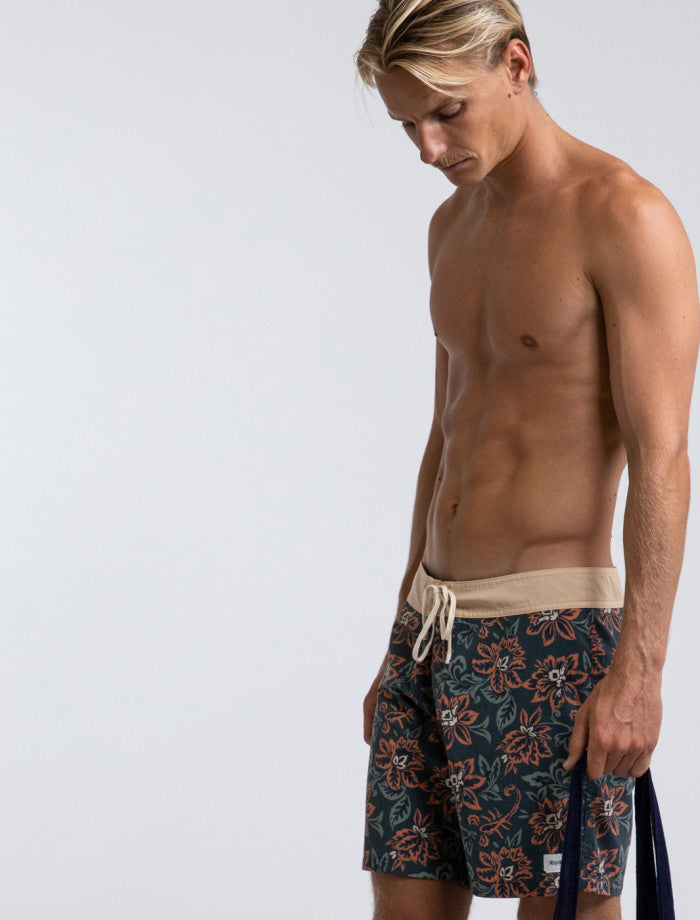 Traje de Baño Hombre Harvest Trunk Teal