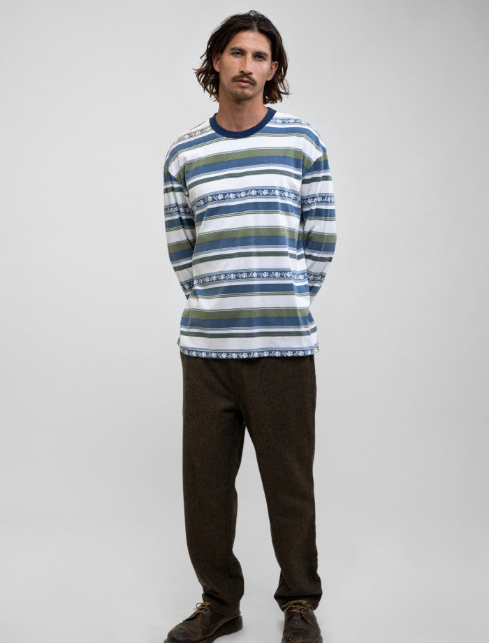 Polera Hombre Libre Stripe LS Vintage