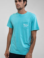 Polera Hombre Livin Pocket SS Teal