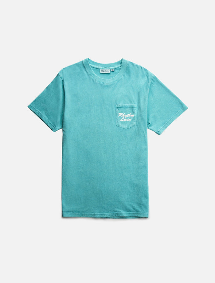 Polera Hombre Livin Pocket SS Teal