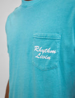 Polera Hombre Livin Pocket SS Teal