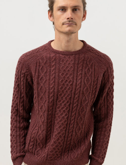 Sweater Hombre Mohair Fishermans