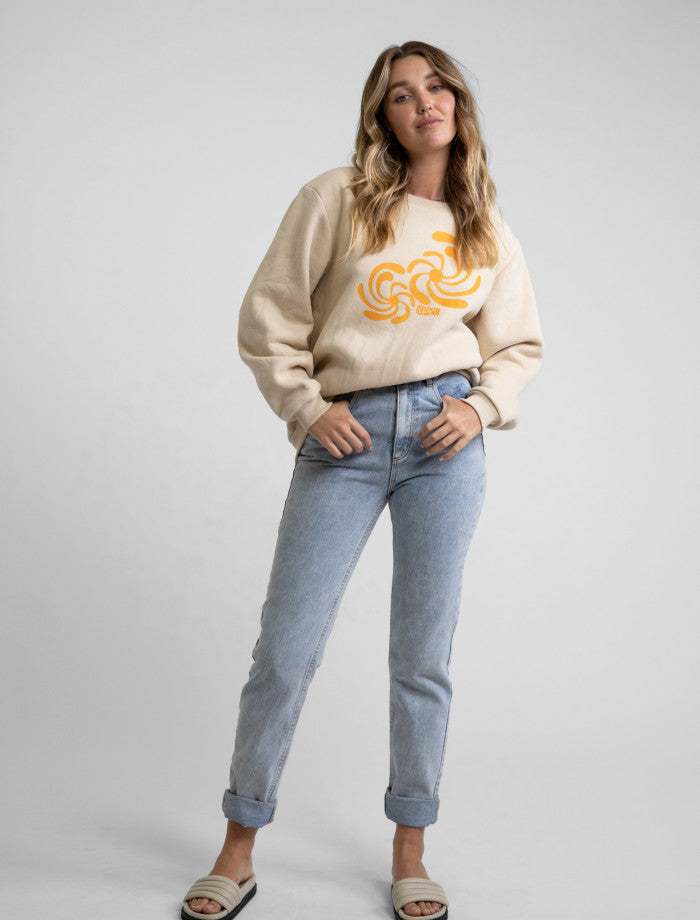 Polerón Mujer Soliel Crew Neck