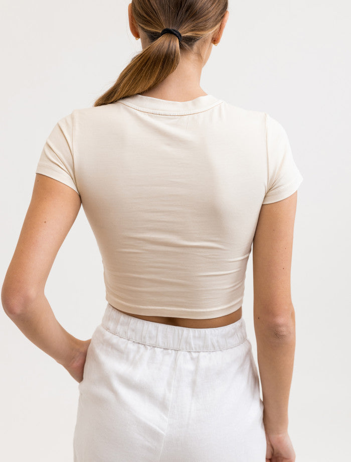 Polera Mujer Take It Easy Vintage Baby Vintage White