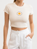Polera Mujer Take It Easy Vintage Baby Vintage White
