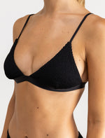 Bikini Top Wave Break Bralette Black
